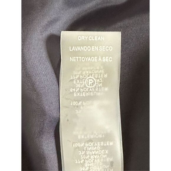 Tommy Hilfiger Women’s Grey Elbow-Patch Button-Cuff Blazer Size 12 - Picture 10 of 15